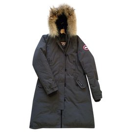 Canada Goose-Parka KENSINGHTON, OCA CANADA-Grigio antracite