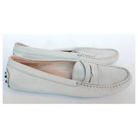 Tod's-Gommini Loafers-Grey