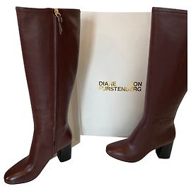 Diane Von Furstenberg Botas Diane Von Fürstenberg Burdeos