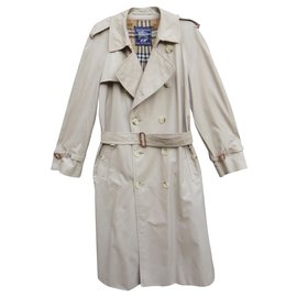 Burberry-casaco Burberry vintage t para homem 50 com forro de lã removível-Bege