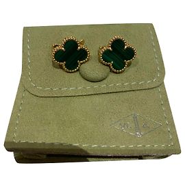 Van Cleef & Arpels Brincos Verde