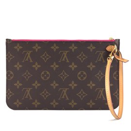 lv neverfull clutch