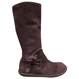 Autre Marque bottes Kickers en daim violet 40 Violet