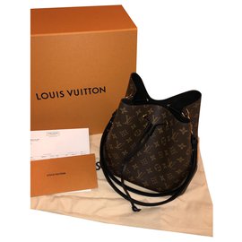 Louis Vuitton-Bolsa de neonoé-Castanho escuro