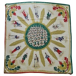 Hermès Hermes Glória da Legião Estrangeira Branco Vermelho Verde