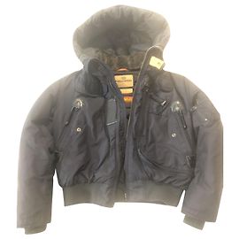 Parajumpers Schwarze Steppjacke aus Baumwolle Mädchen 135 cm Schwarz