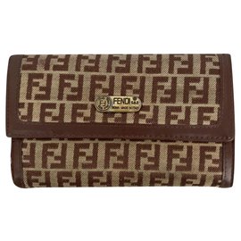 Fendi-Wallets-Brown
