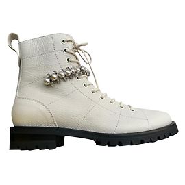 Botines de piel Jimmy Choo Cruz Flat Otro