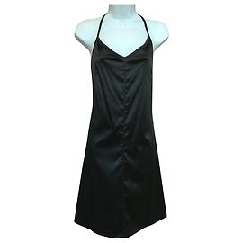Jean Paul Gaultier Jean-Paul Gaultier schwarzes, vom Slip inspiriertes Kleid Schwarz