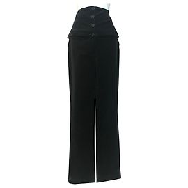 Jean Paul Gaultier Pantalones con cinturón corsé Jean-Paul Gaultier Negro