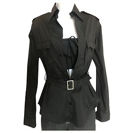 Jean Paul Gaultier Camicia sahariana rivisitata Jean-Paul Gaultier Nero