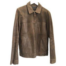 Autre Marque Chevignon braune Lederjacke Braun