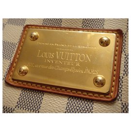Louis Vuitton-Auth Louis Vuitton Galliera PM mujer bolso bandolera 1800PS-Beige