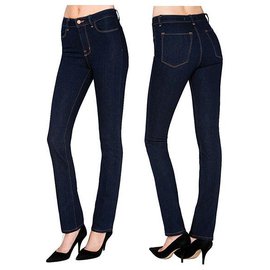J Brand-Skinny high rise Bardot jeans-Dark blue