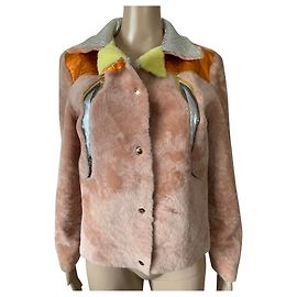 Zara Coats, Outerwear Beige Metallic