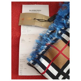 Burberry-Burberry Vintage Check panel scarf-Beige