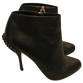 Sergio Rossi Botas pretas baixas Preto