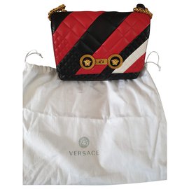 Versace-Bloc de couleur Versace en icône matelassée en cuir Nappa-Multicolore