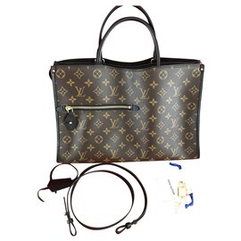 Louis Vuitton-Louis Vuitton Popincourt MM Monogram Handbag-Brown