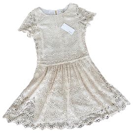 Ba&Sh Offenbach crochet lace dress eggshell cotton Eggshell