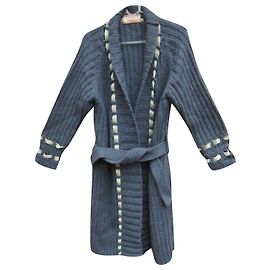 Galliano lange Strickjacke Größe M. Blau