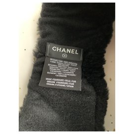 Chanel-Banda de cabeça CC-Preto