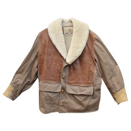 Autre Marque-parka vintage Chevignon 80la taglia M-Marrone