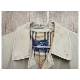 Burberry-impermeabile uomo Burberry vintage t 42-Beige