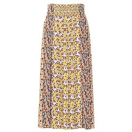 Prada Plissee Midirock Mehrfarben