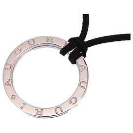 Bulgari AUGURI Christmas Limited Key Ring Collier Choker Argent Argenté
