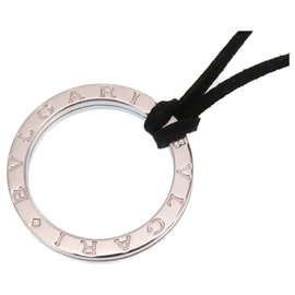 Bulgari-Bulgari AUGURI Christmas Limited Key Ring Collier Choker Argent-Argenté