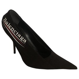 Balenciaga-Balenciaga Knife Black Pumps-Black