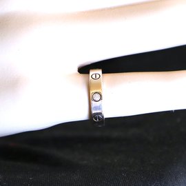 Cartier-cartier 18K 750 1Taille de bague P Diamond Love 50-Doré