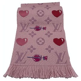 Louis Vuitton LENÇO DA LOGOMÂNIA EM LA FOLIE Rosa