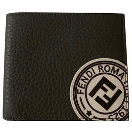 Fendi Dark grey wallet Dark grey