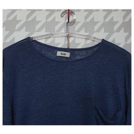 Acne-Tees-Blue