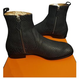 Hermès-Hermes shoes-Dark grey