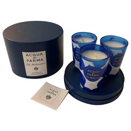 Autre Marque-Acqua di Parma 3 candles set-Blue