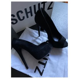 Schutz-Escarpins compensés-Noir