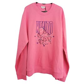 Sweatshirt rose Kenzo brodé Kenzo Mountain Rose