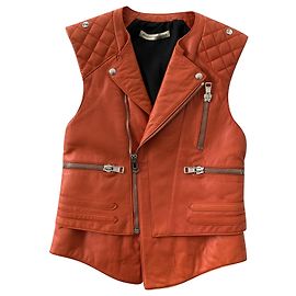 Balenciaga Biker jackets Orange