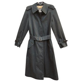 Burberry-Burberry woman raincoat vintage t 38-Black
