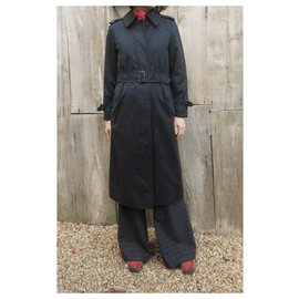 Burberry-Burberry woman raincoat vintage t 38-Black