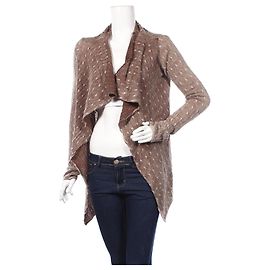 Autre Marque FFC Strickjacke aus Kaschmir und Wolle in Braun Braun
