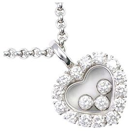 Collier Chopard Happy Diamond Blanc