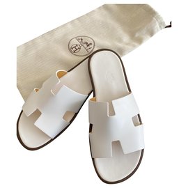 Hermès-Men Sandals-White