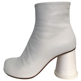Mm6 Bottines Blanc