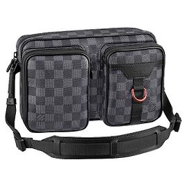 Louis Vuitton LV Utility messenger novo Cinza