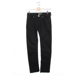 Vaqueros Acne Negros Negro