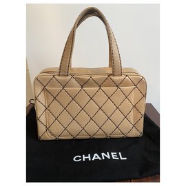 Chanel-Sacs à main-Beige
